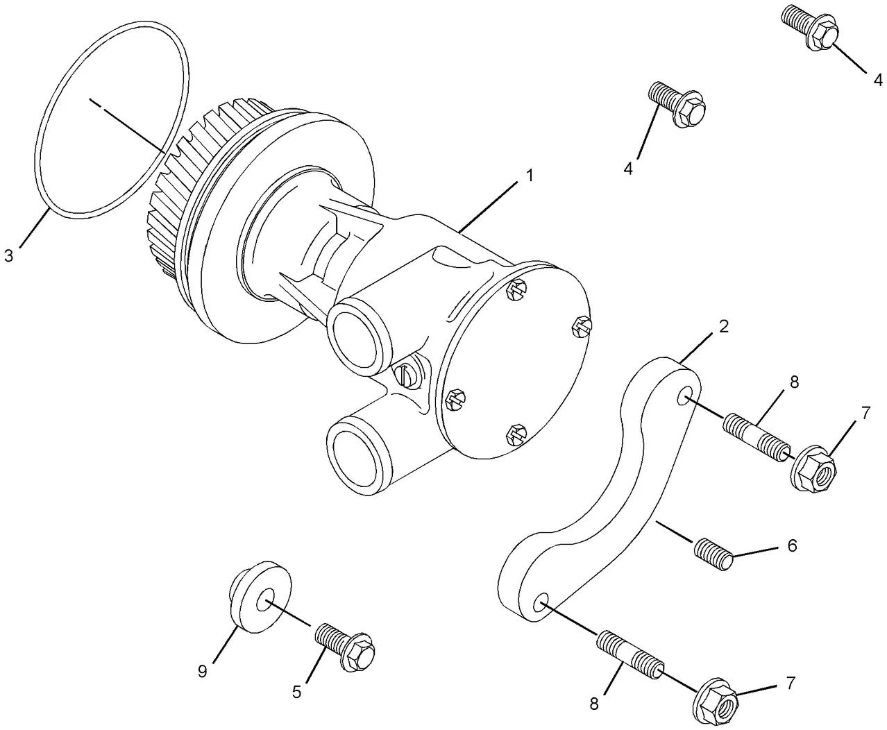 C4.4 · COOLING SYSTEM · 263-7530 CAT parts diagram