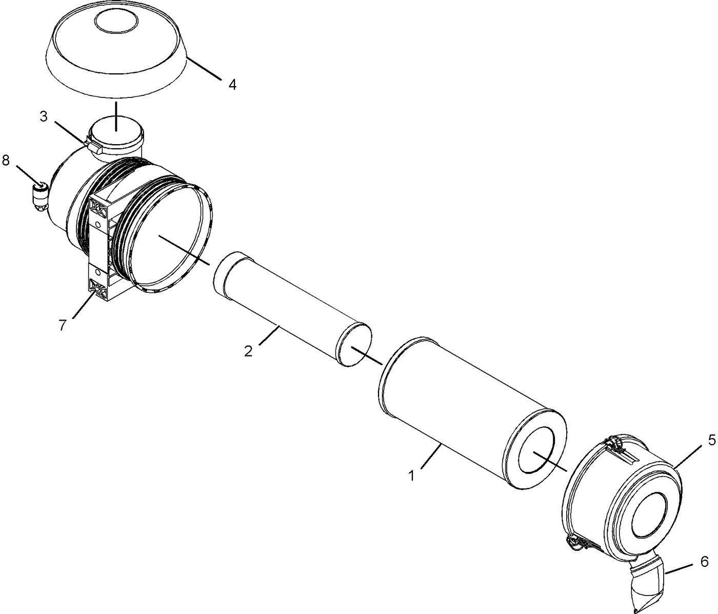 C4.4 · AIR INLET AND EXHAUST SYSTEM · 269-3099 CAT parts diagram