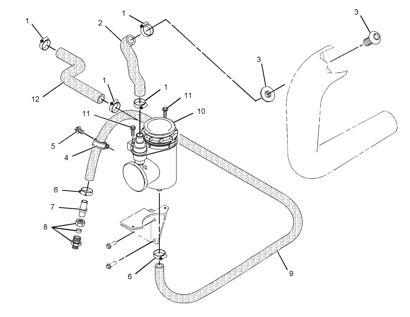 C4.4 · AIR INLET AND EXHAUST SYSTEM · 264-8940