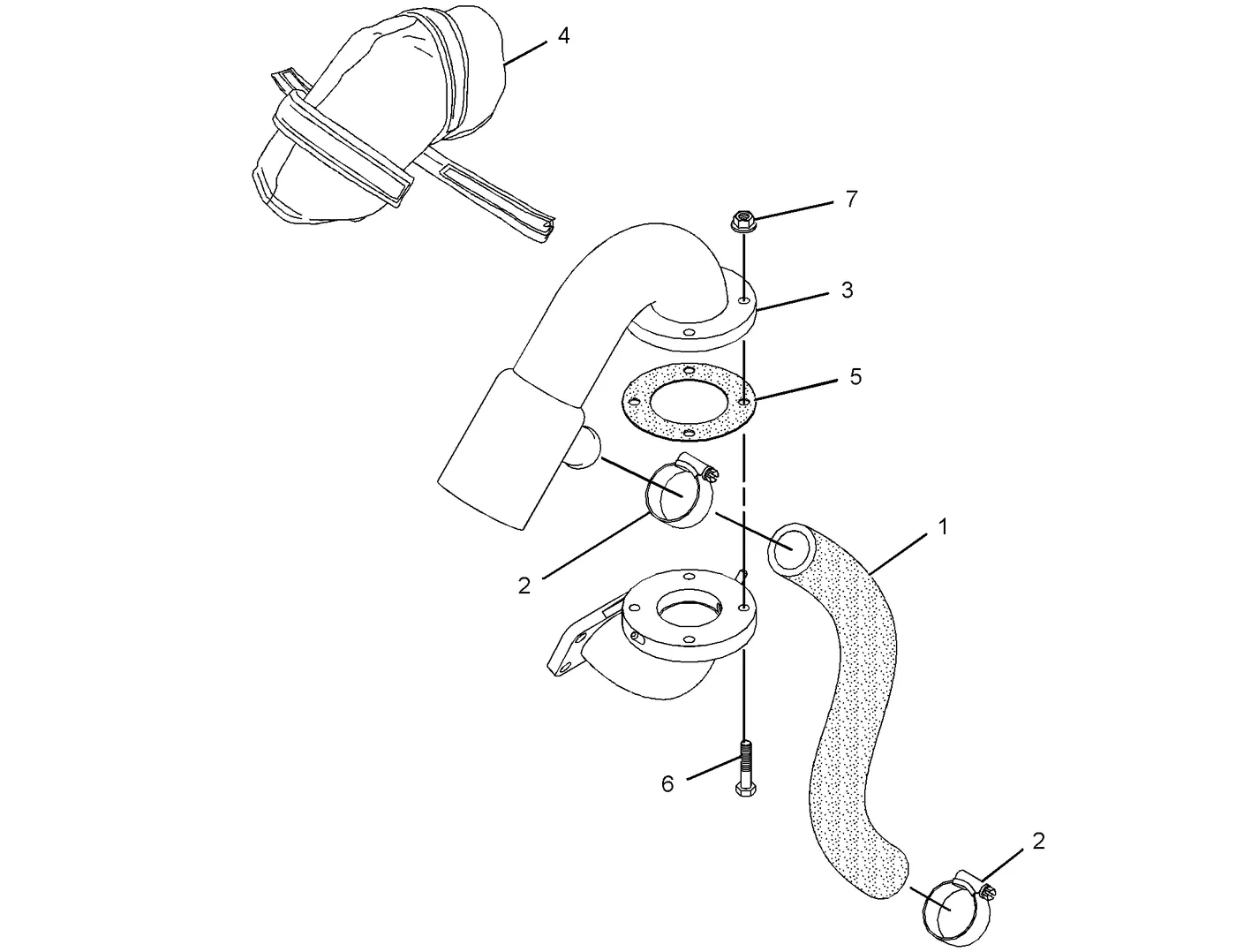 C4.4 · AIR INLET AND EXHAUST SYSTEM · 272-6993 CAT parts diagram