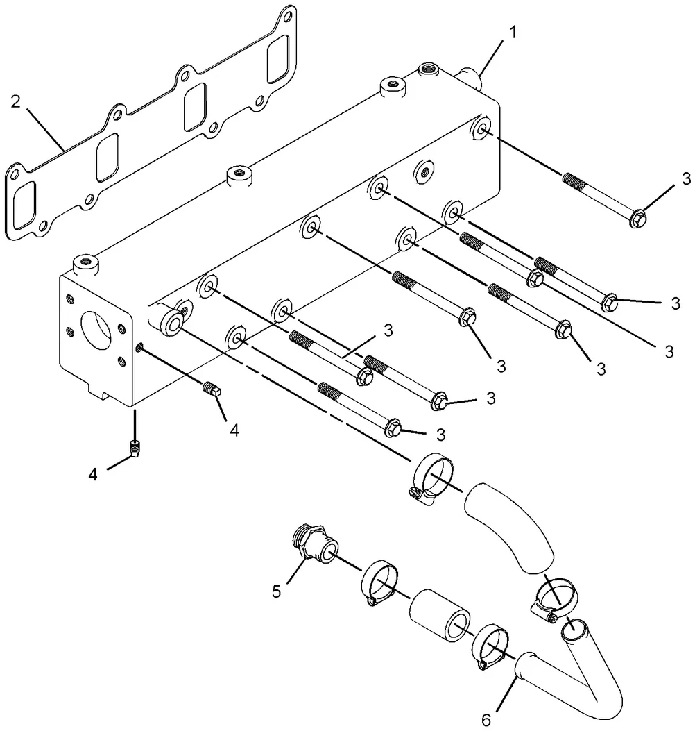 C4.4 · AIR INLET AND EXHAUST SYSTEM · 268-4268 CAT parts diagram