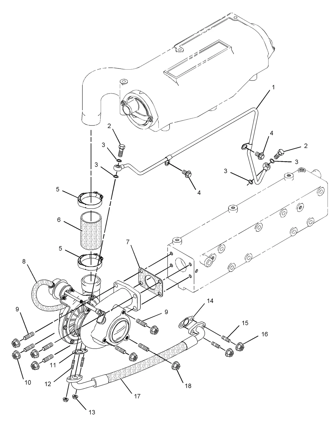 C4.4 · AIR INLET AND EXHAUST SYSTEM · 268-5362 CAT parts diagram