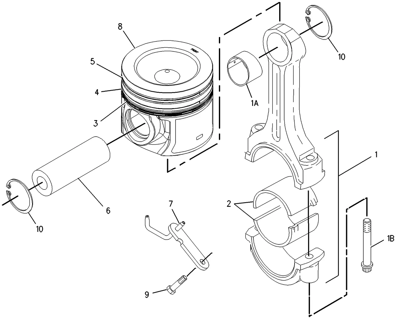 C7 · BASIC ENGINE · 210-5592 CAT parts diagram