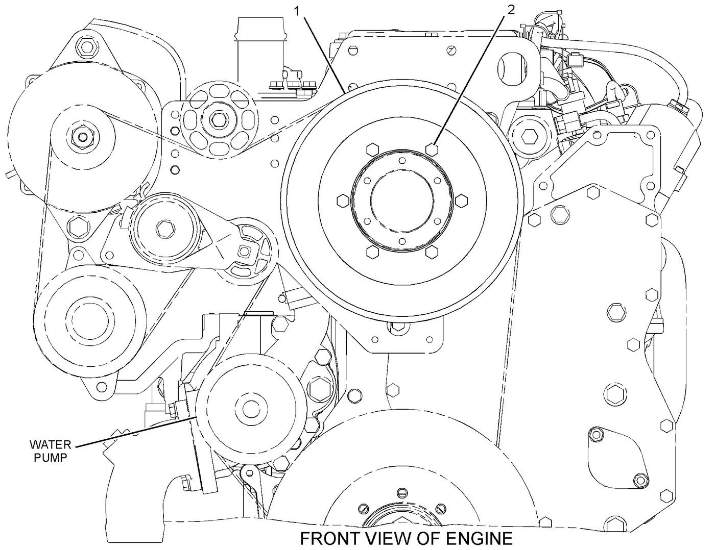 C7 · BASIC ENGINE · 312-3722 CAT parts diagram