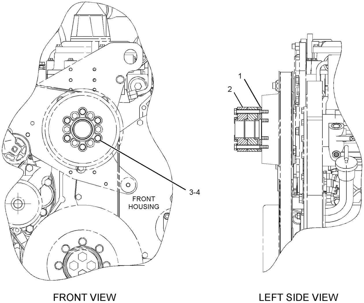 C7 · COOLING SYSTEM · 224-9109 CAT parts diagram