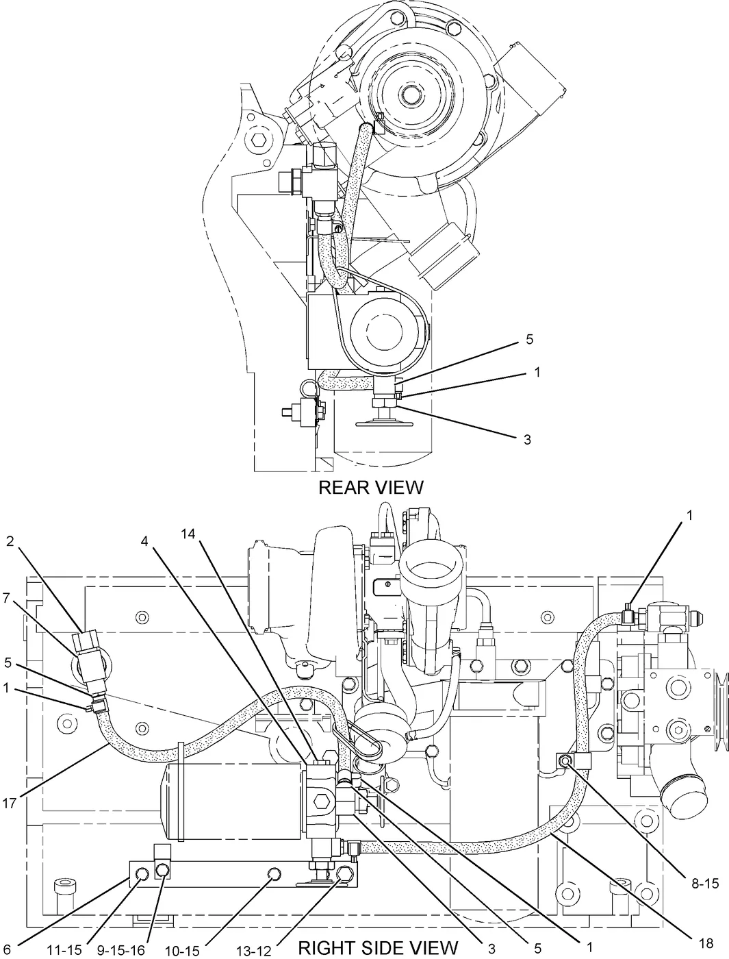 C7 · COOLING SYSTEM · 153-9717 CAT parts diagram