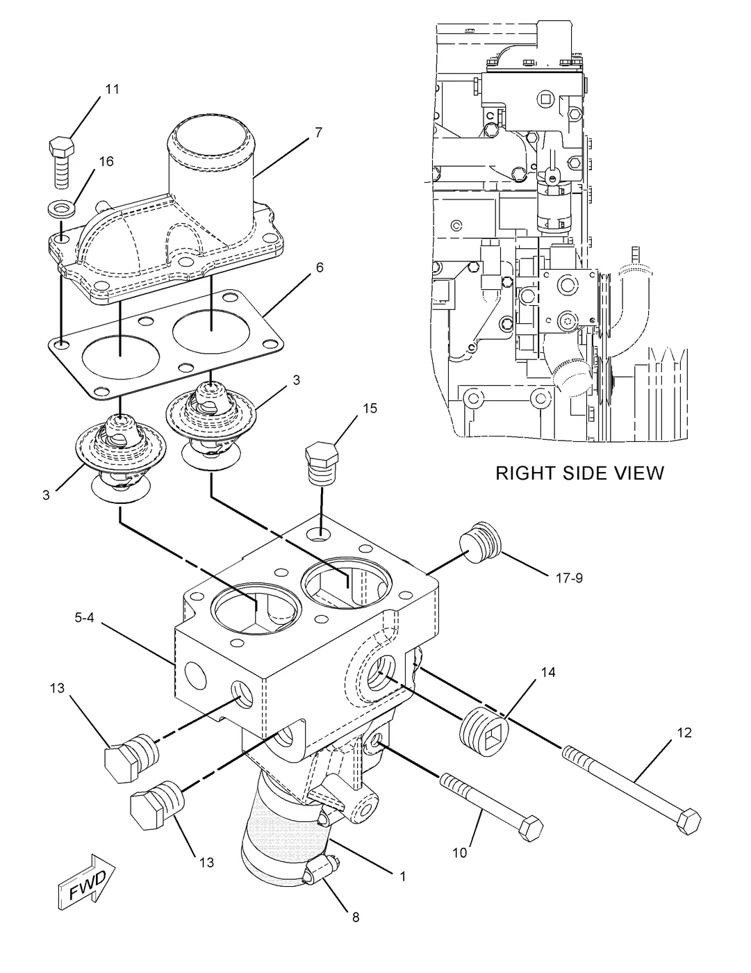 C7 1154223 parts diagram