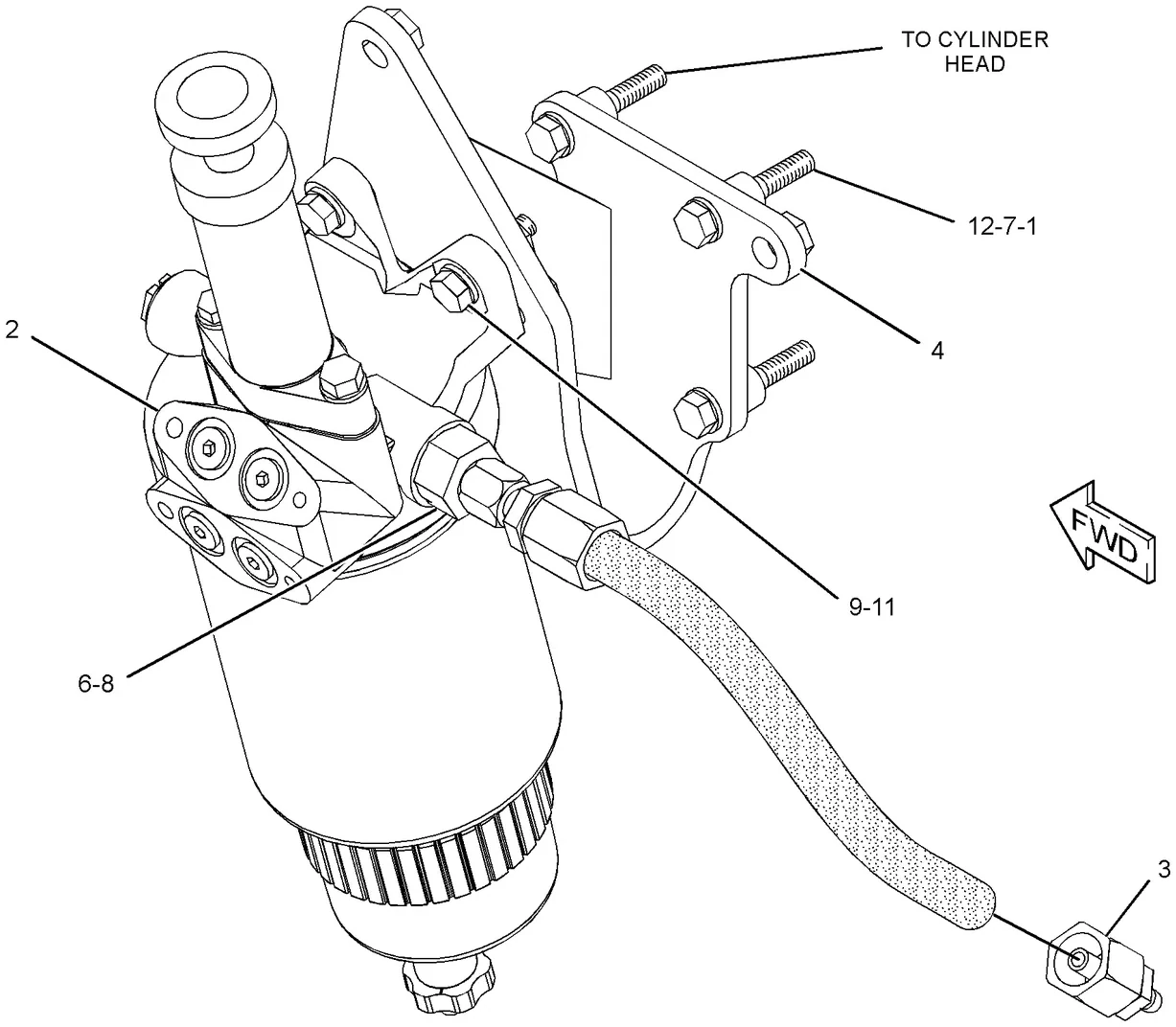 C7 · FUEL SYSTEM · 282-9942 CAT parts diagram