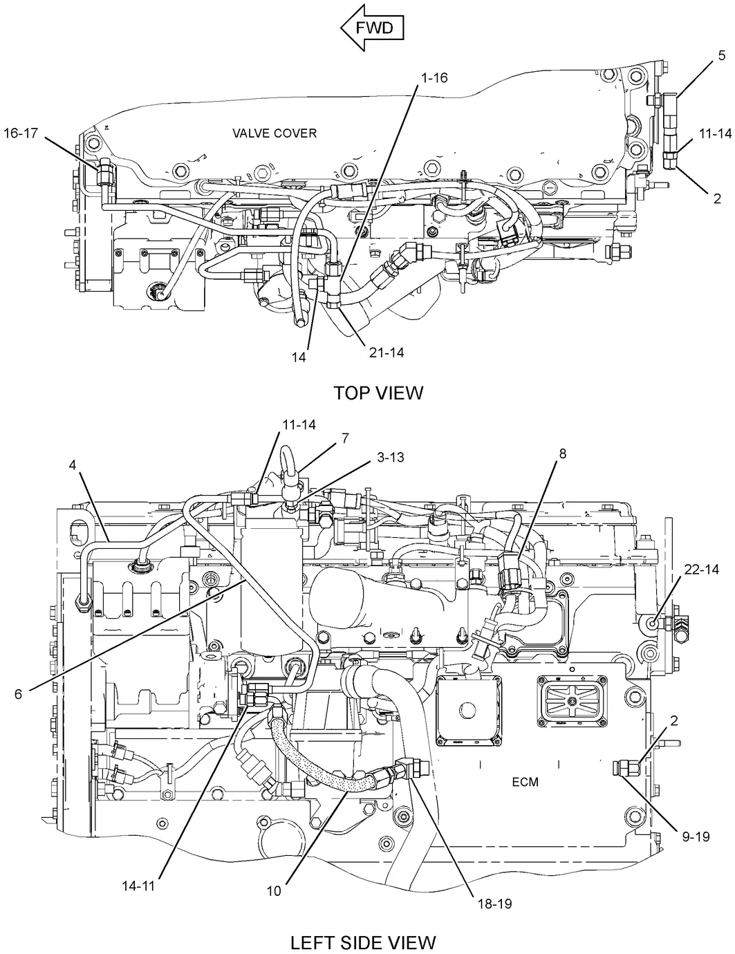 C7 · FUEL SYSTEM · 272-5868 CAT parts diagram