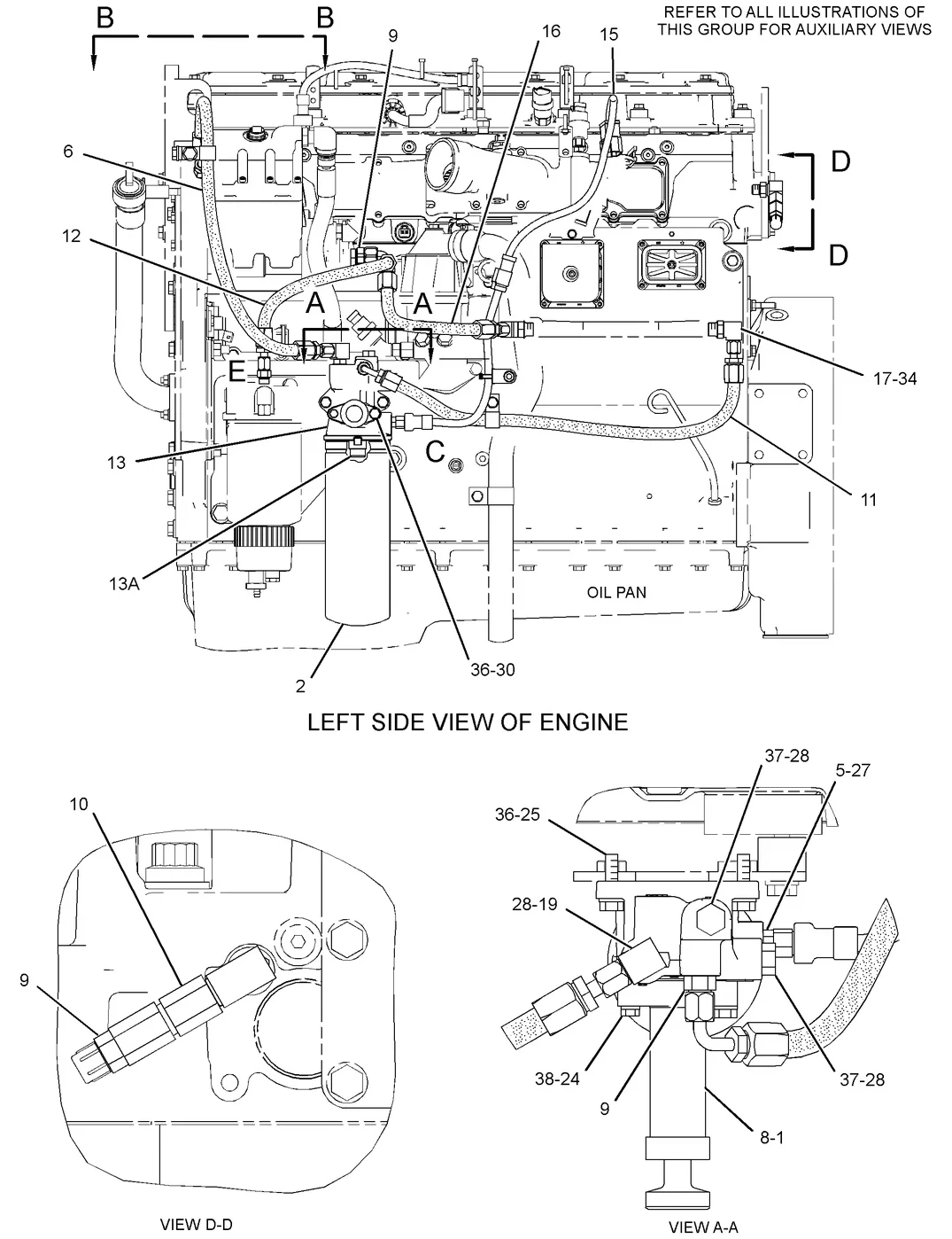 C7 · FUEL SYSTEM · 291-5537 CAT parts diagram
