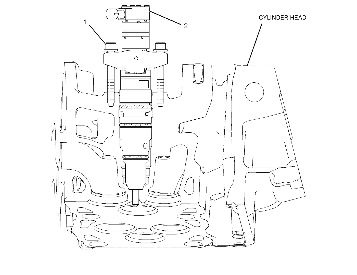 C7 · FUEL SYSTEM · 268-1840 CAT parts diagram