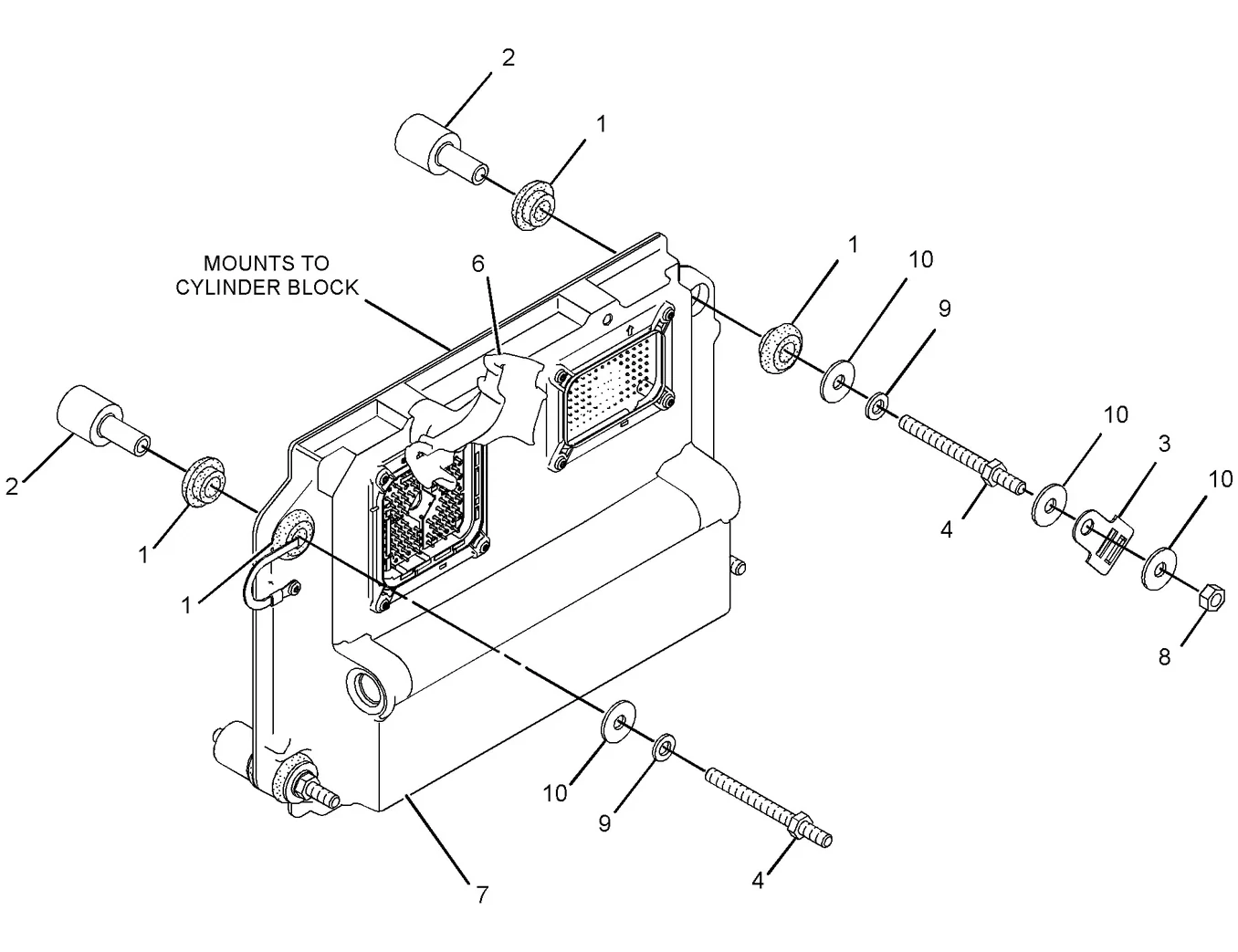 C7 · ELECTRICAL AND STARTING SYSTEM · 241-7602 CAT parts diagram