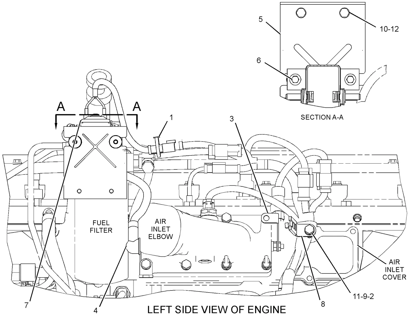 C7 · ELECTRICAL AND STARTING SYSTEM · 201-8436 CAT parts diagram