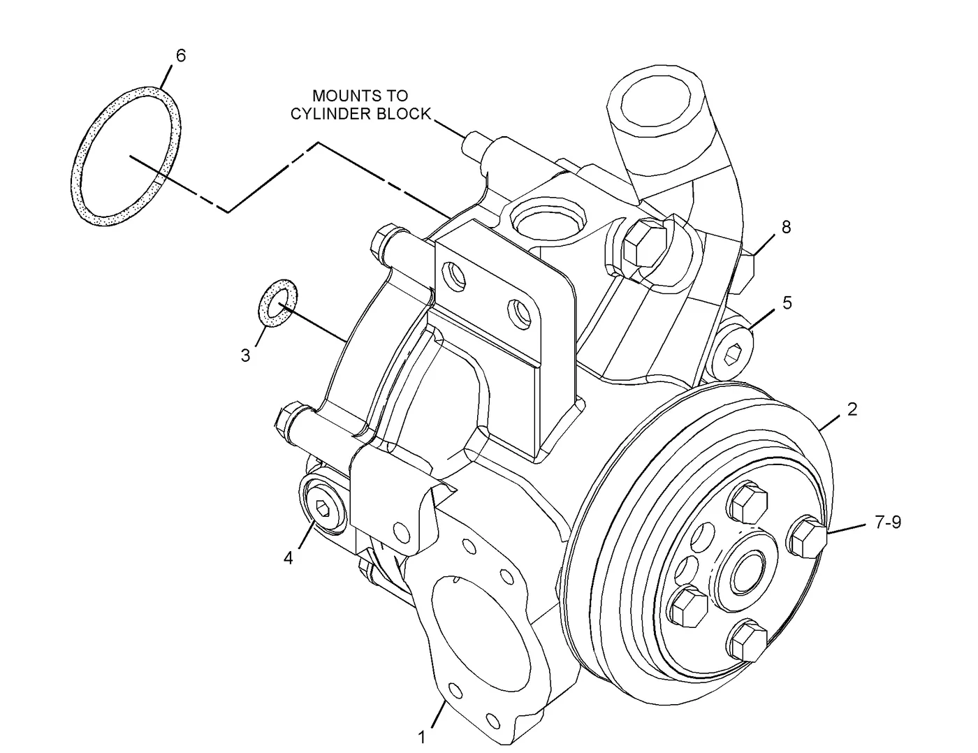 C9 · COOLING SYSTEM · 260-1546 CAT parts diagram