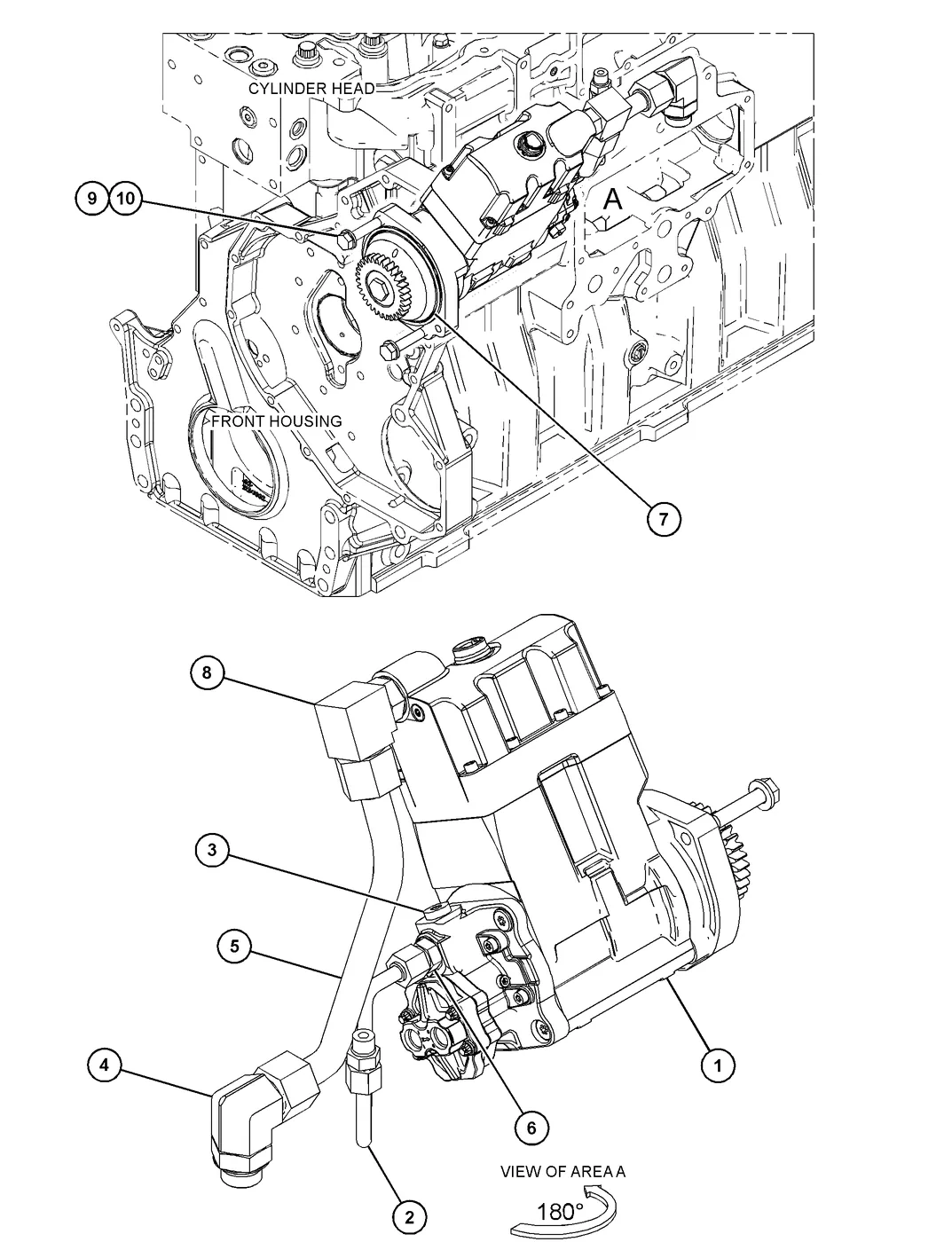 C9 · FUEL SYSTEM · 416-2712 CAT parts diagram