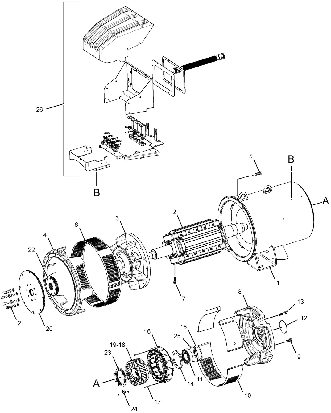 C9 · GENERATORS · 392-1387 CAT parts diagram