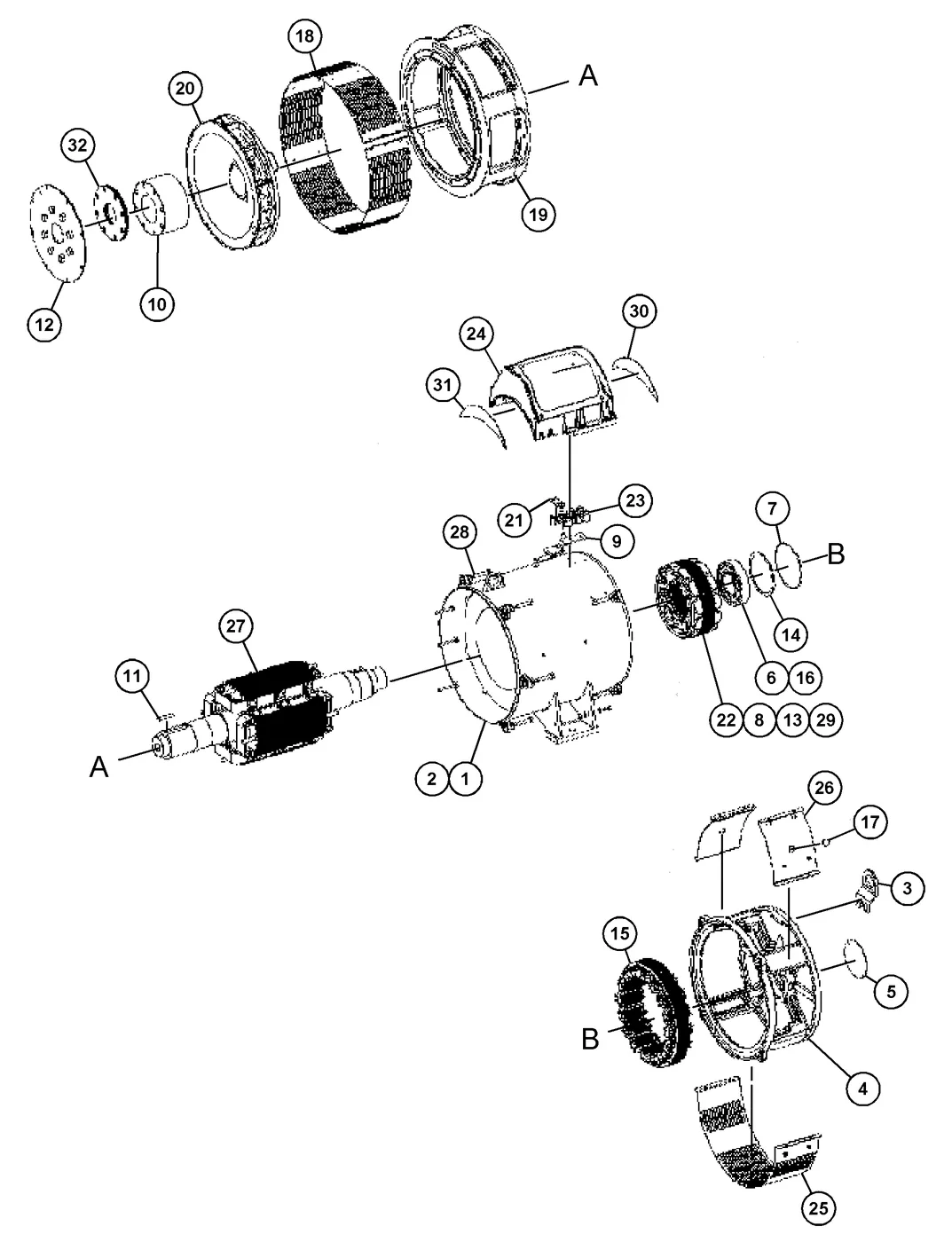 C9 · ELECTRICAL AND STARTING SYSTEM · 201-9915 CAT parts diagram
