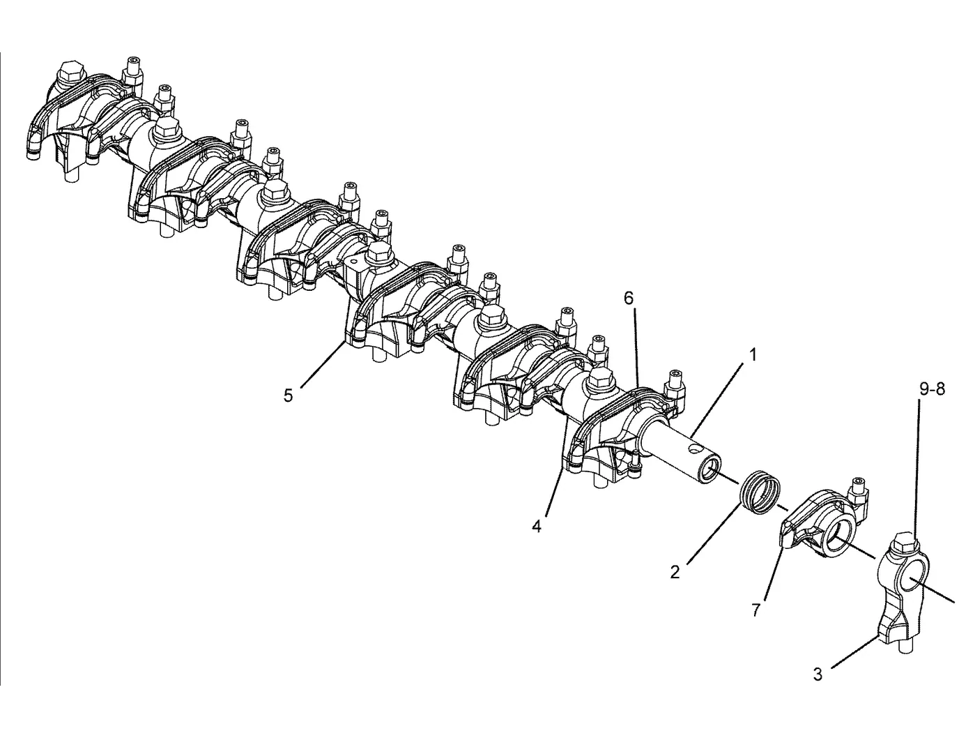 C9 · BASIC ENGINE · 242-0447 CAT parts diagram