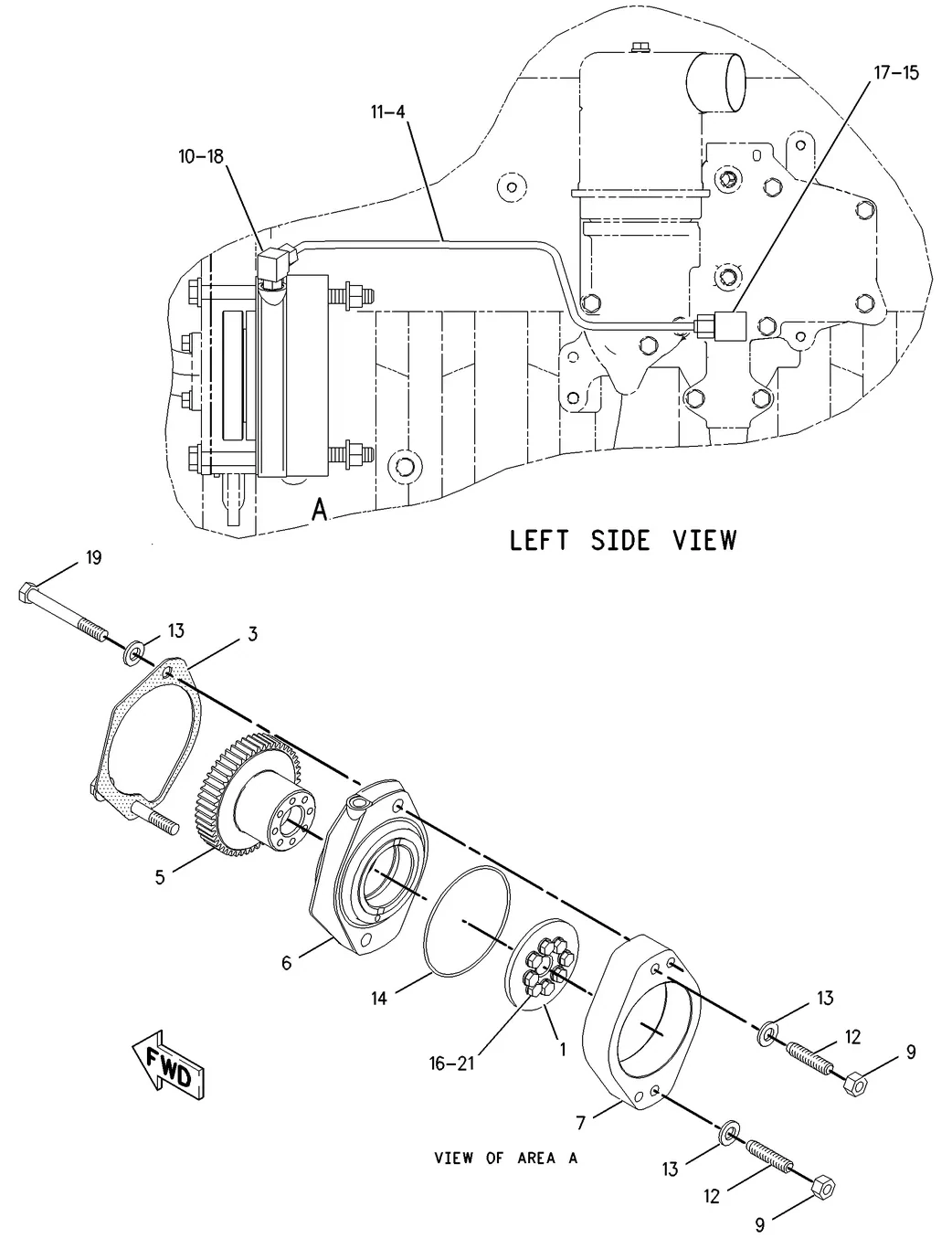 C9 · BASIC ENGINE · 215-3816 CAT parts diagram