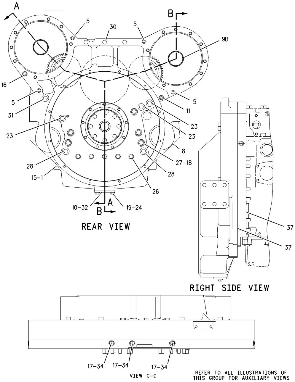 C9 · BASIC ENGINE · 215-1818 CAT parts diagram