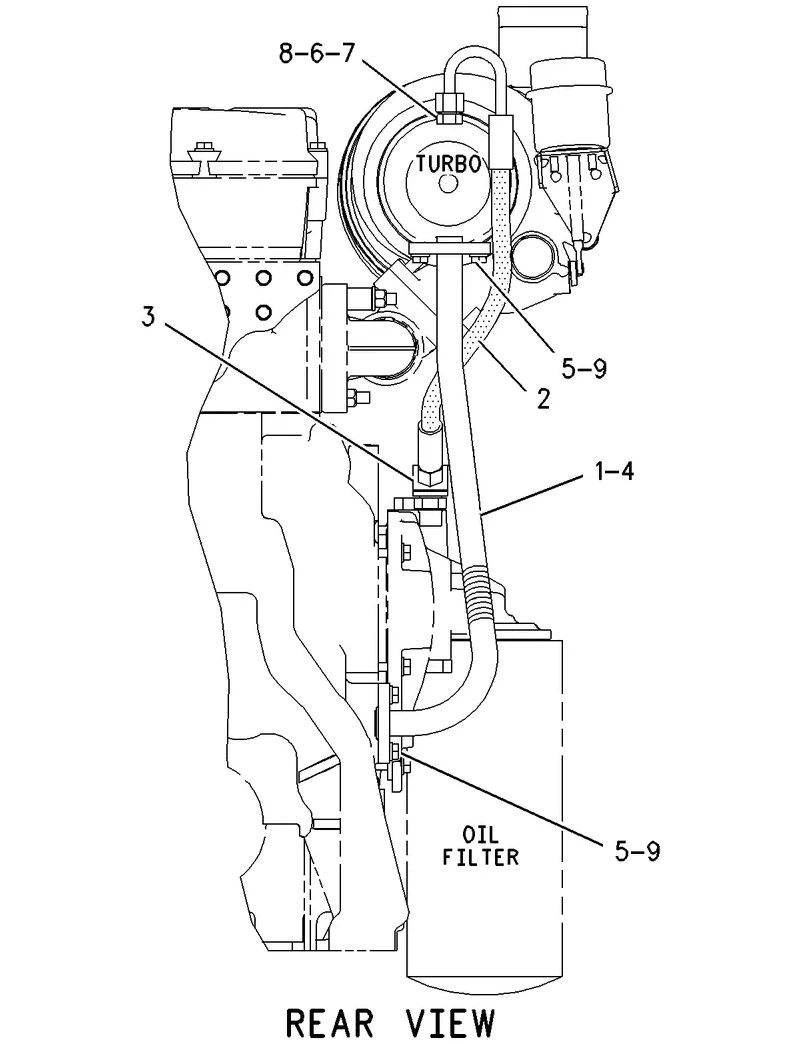 C9 · LUBRICATION SYSTEM · 221-5421 CAT parts diagram