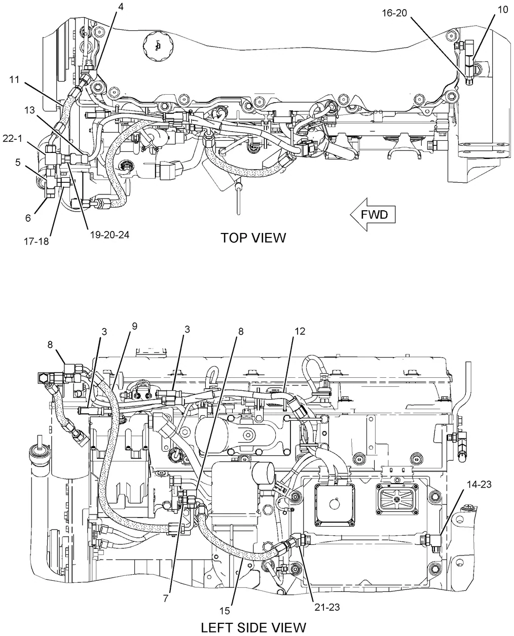 C9 · FUEL SYSTEM · 260-6882 CAT parts diagram