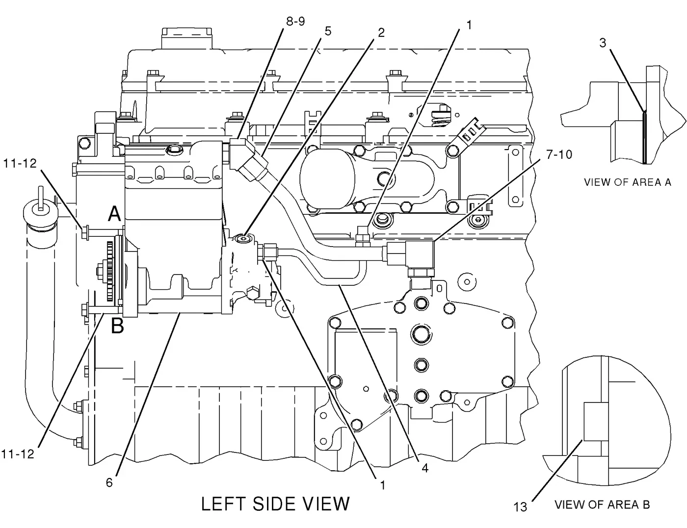 C9 · FUEL SYSTEM · 287-3653 CAT parts diagram
