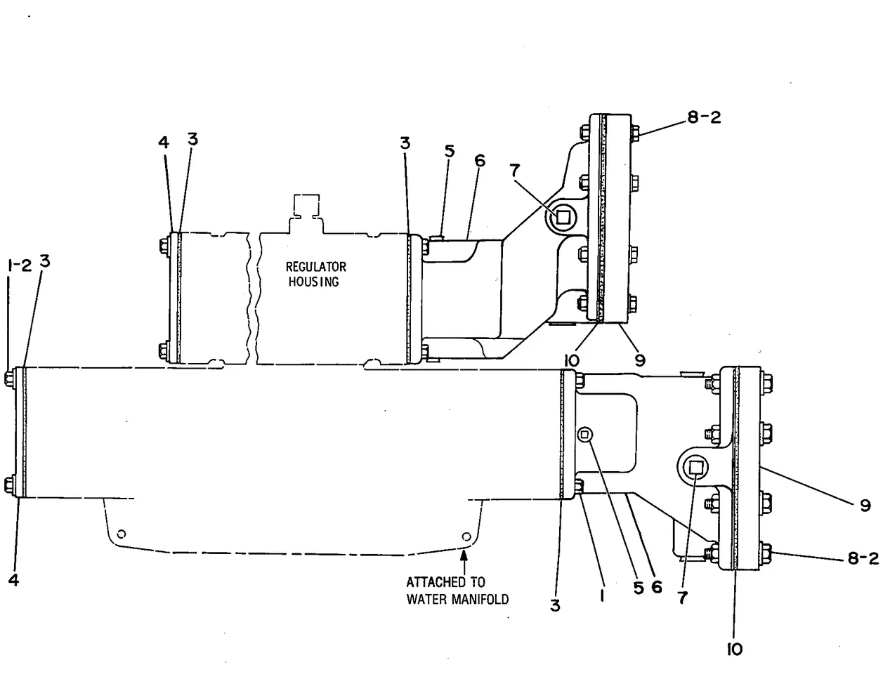 G3508 · COOLING SYSTEM · 032-1268 CAT parts diagram