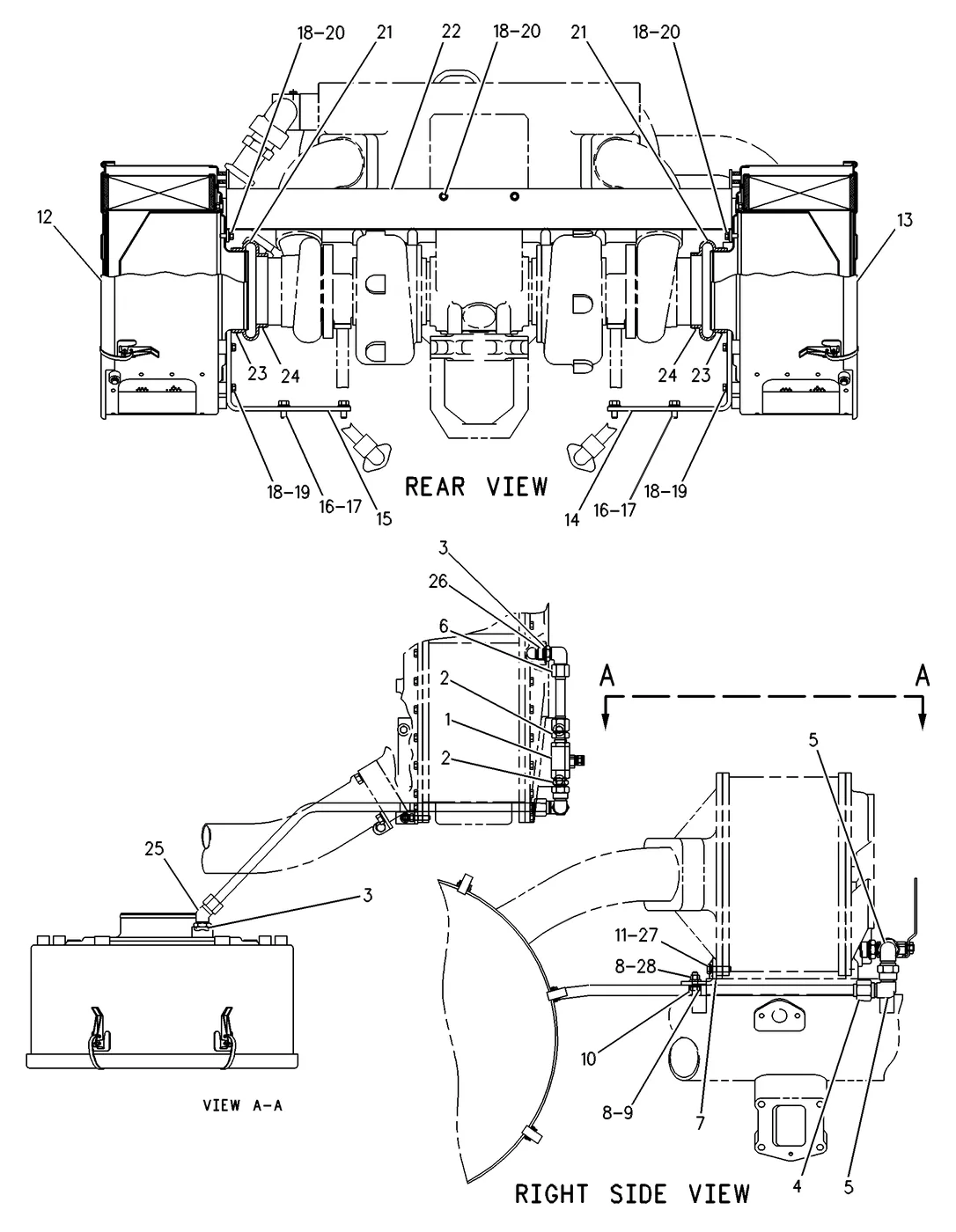 G3508 · ENGINE ARRANGEMENT · 133-7396