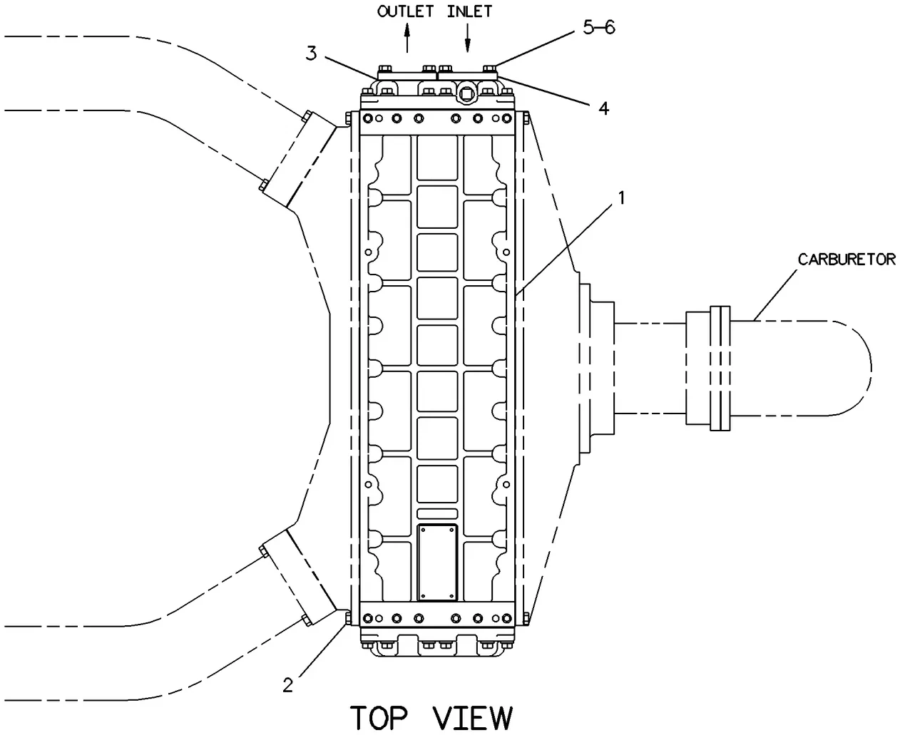 G3508 · AIR INLET AND EXHAUST SYSTEM · 031-4155 CAT parts diagram