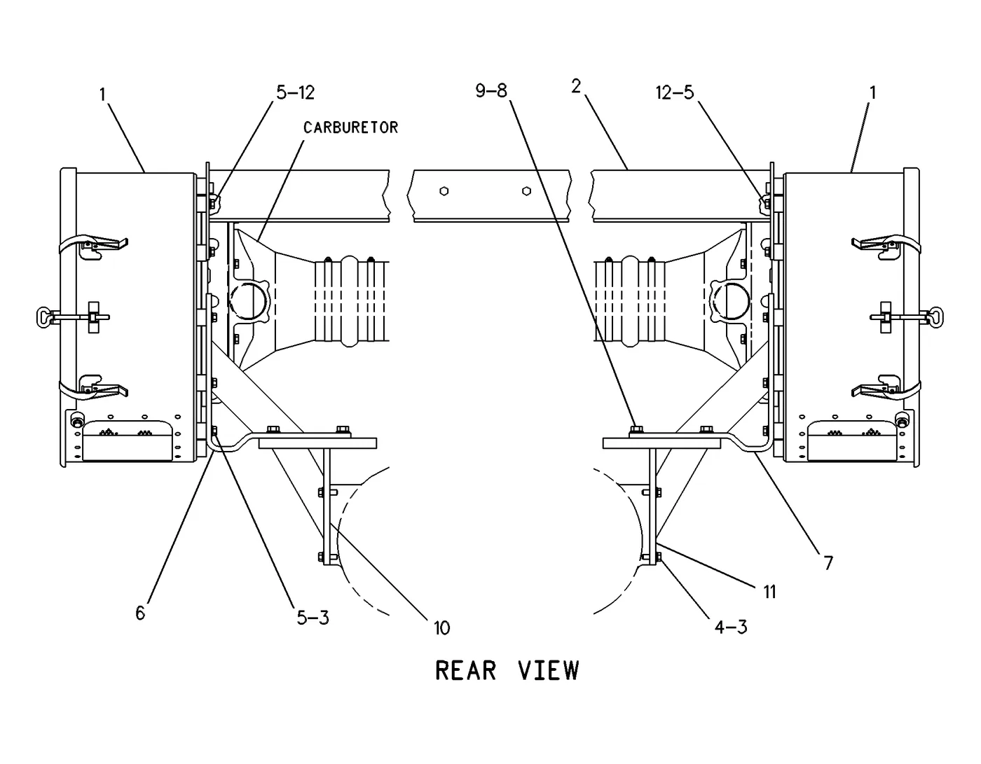 G3508 · AIR INLET AND EXHAUST SYSTEM · 115-1577 CAT parts diagram