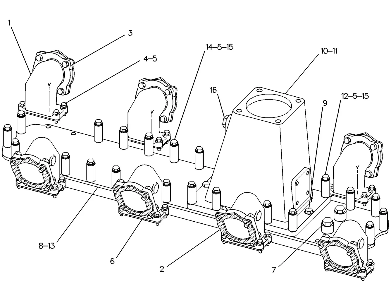 G3508 · AIR INLET AND EXHAUST SYSTEM · 139-4761 CAT parts diagram