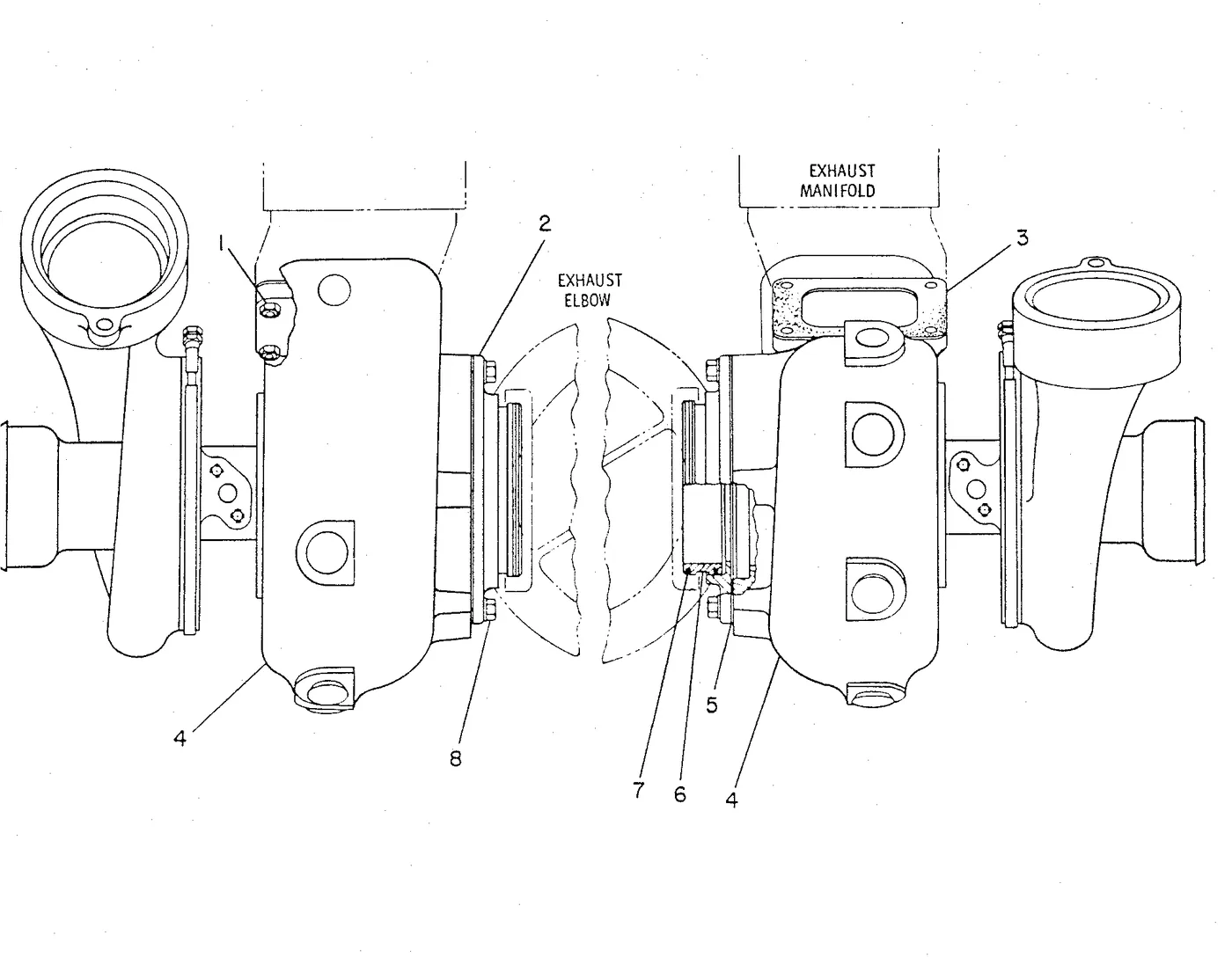 G3508 · AIR INLET AND EXHAUST SYSTEM · 121-5736 CAT parts diagram