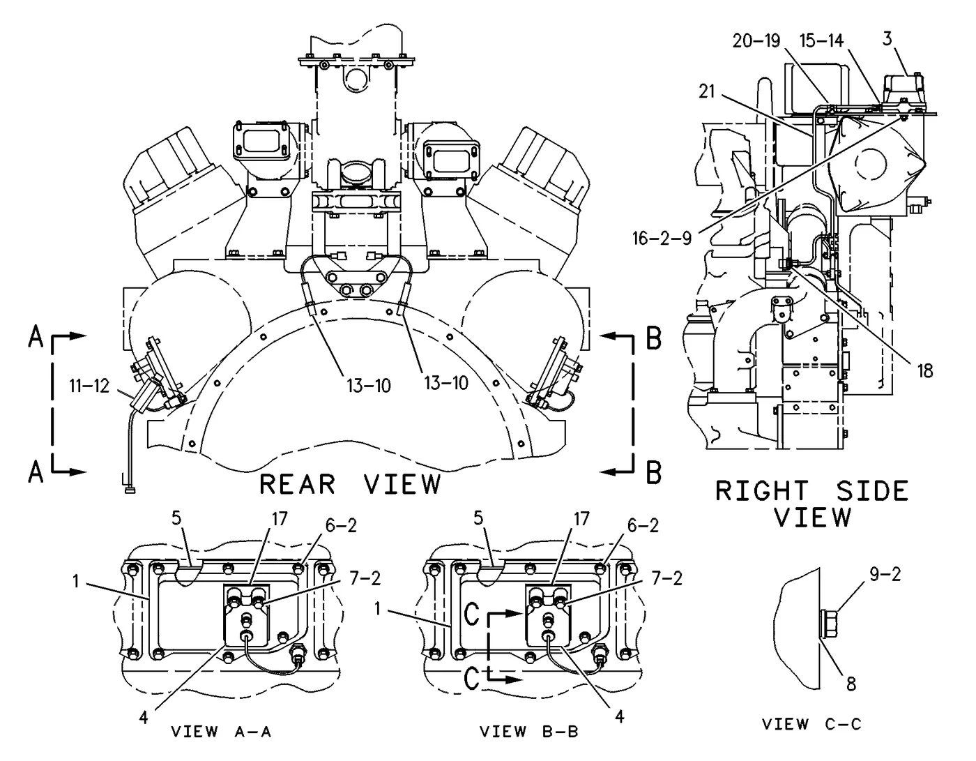 G3508 · ELECTRICAL AND STARTING SYSTEM · 104-4219 CAT parts diagram