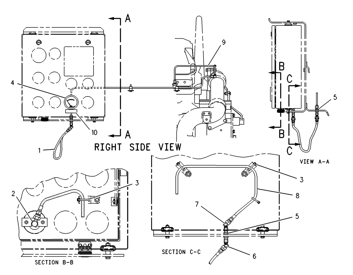G3508 · OPERATOR STATION · 130-8163 CAT parts diagram