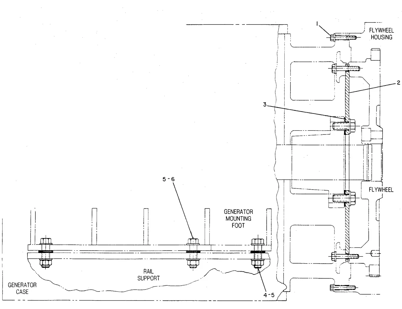 G3508 · GENERATORS · 107-9019 CAT parts diagram