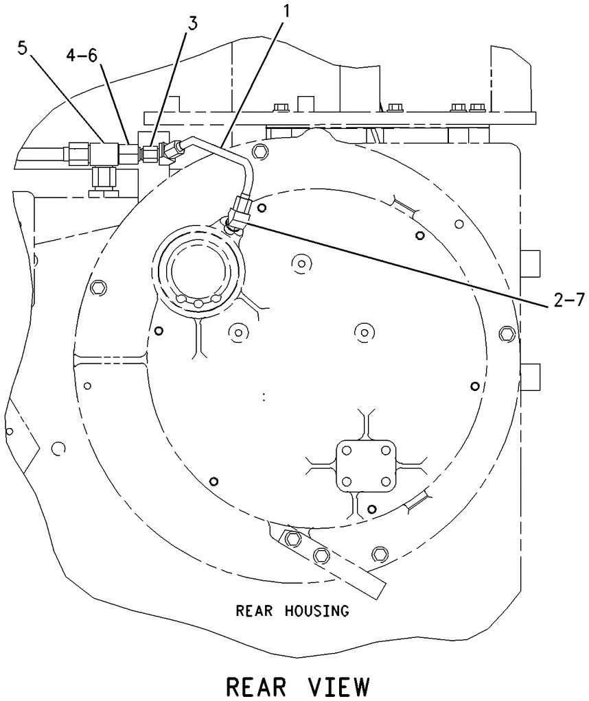 G3608 · LUBRICATION SYSTEM · 213-6459 CAT parts diagram