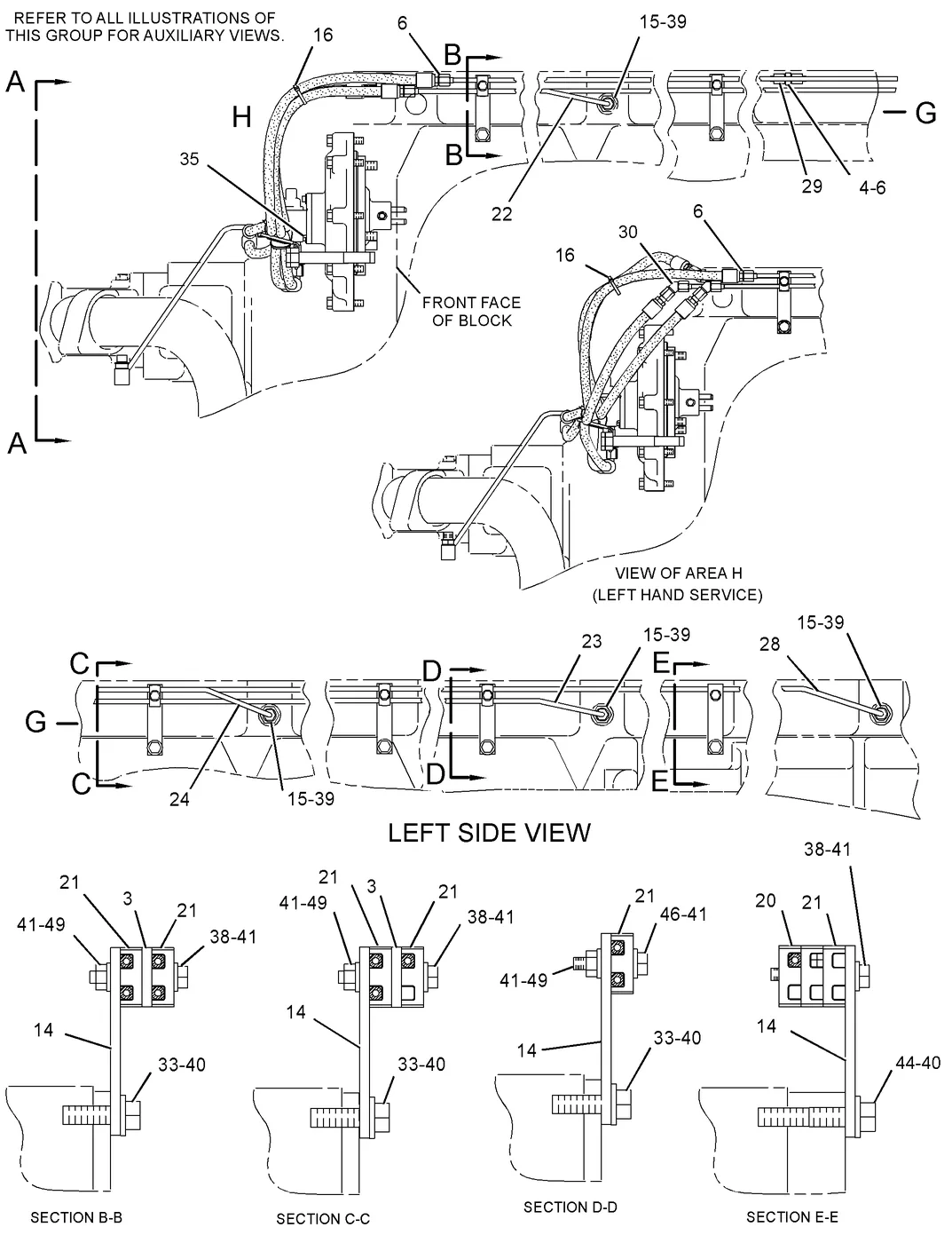 G3608 7C1190 parts diagram