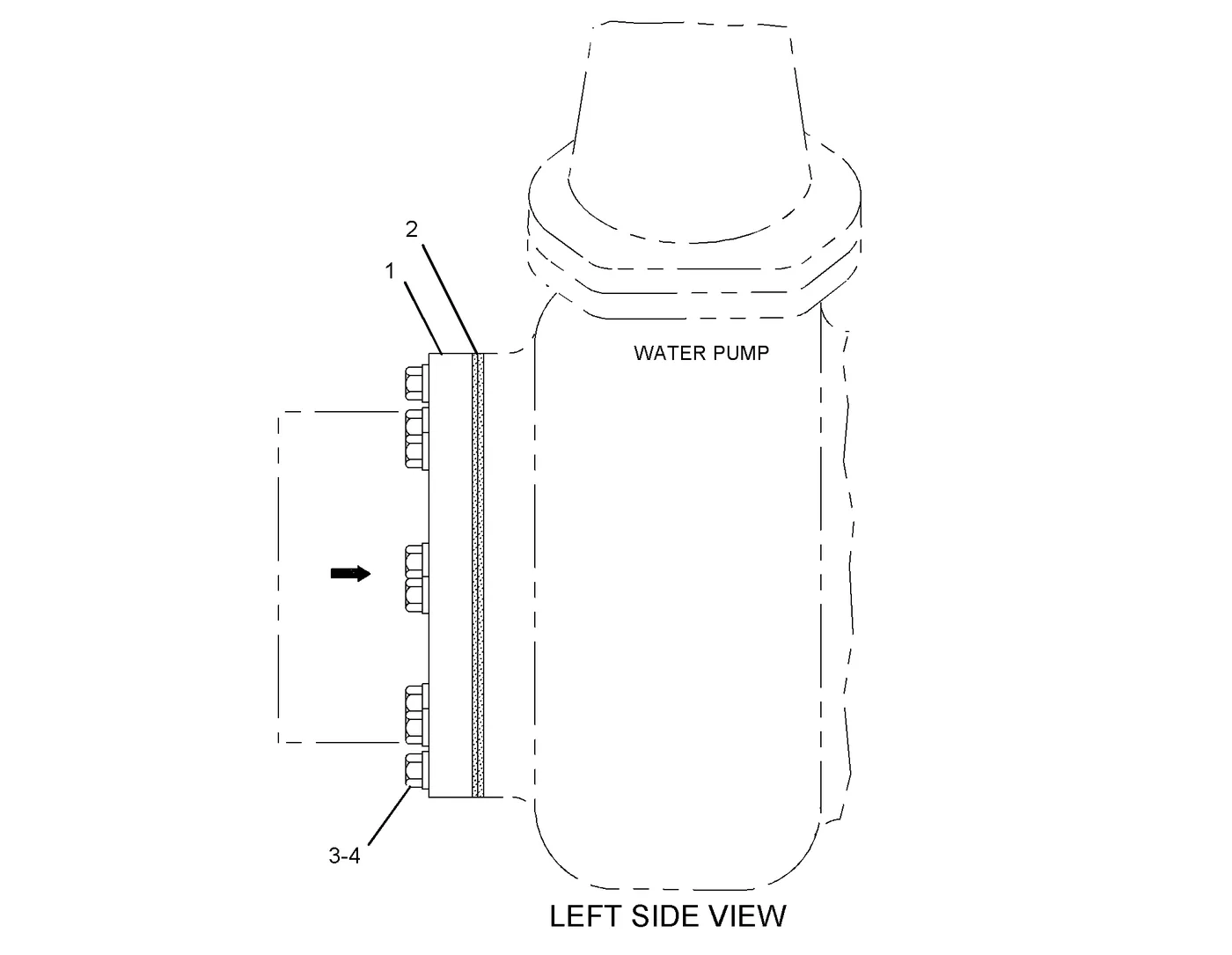 G3608 · COOLING SYSTEM · 164-5989 CAT parts diagram