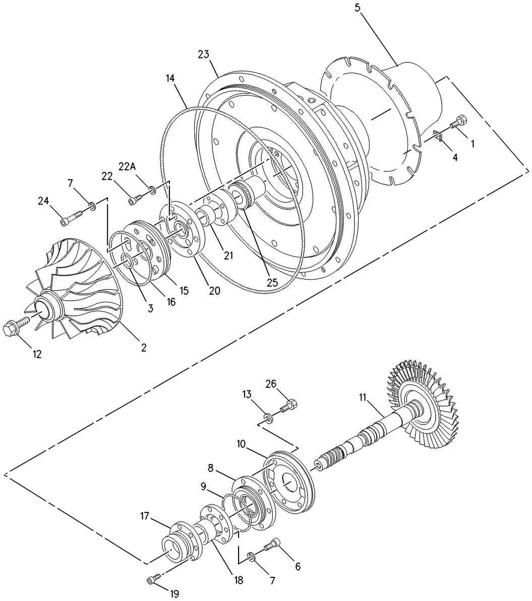 G3608 · AIR INLET AND EXHAUST SYSTEM · 116-2808 CAT parts diagram