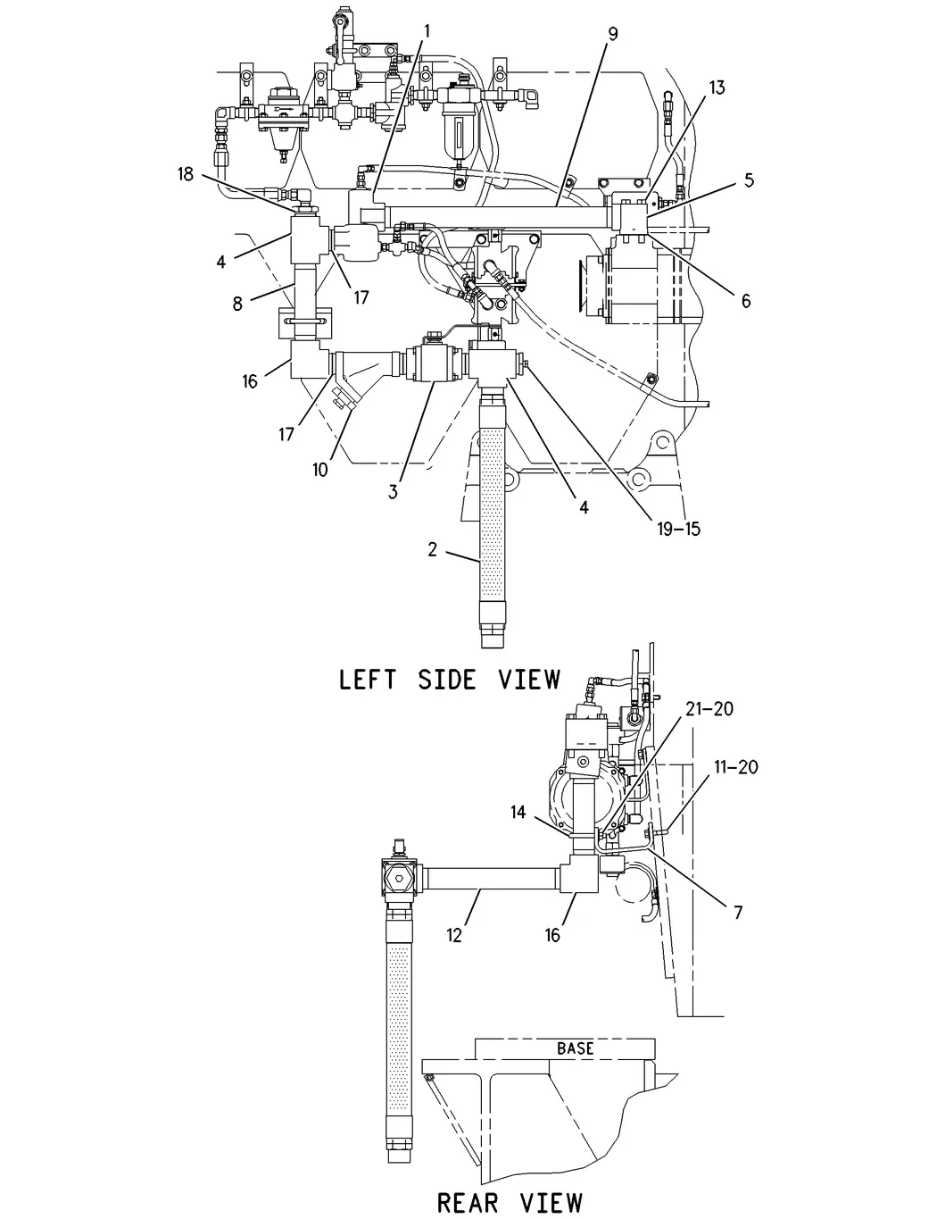 G3608 · AIR INLET AND EXHAUST SYSTEM · 233-2206 CAT parts diagram