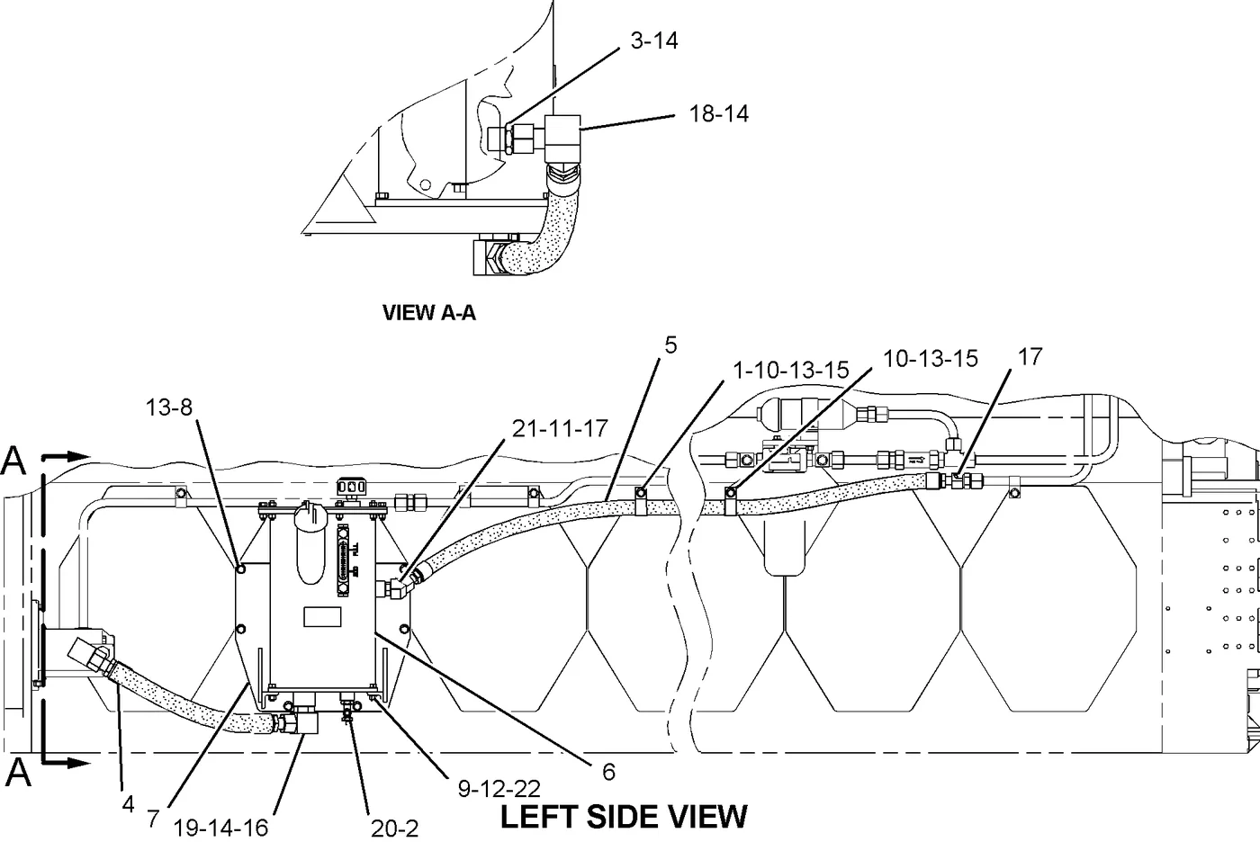 G3608 · FUEL SYSTEM · 142-1583 CAT parts diagram