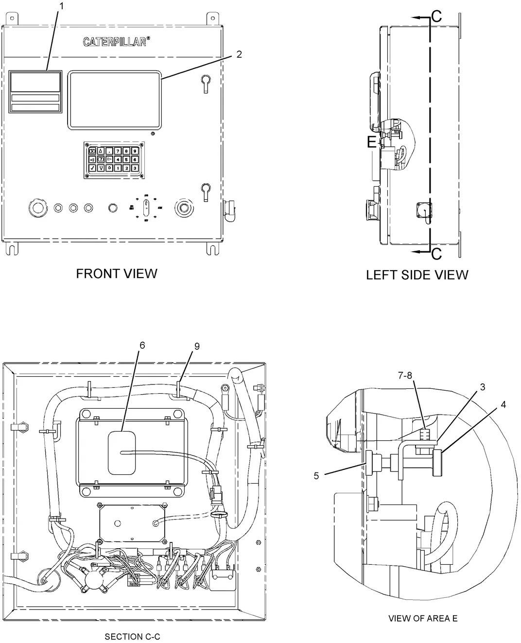 G3608 · ELECTRICAL AND STARTING SYSTEM · 266-0270 CAT parts diagram