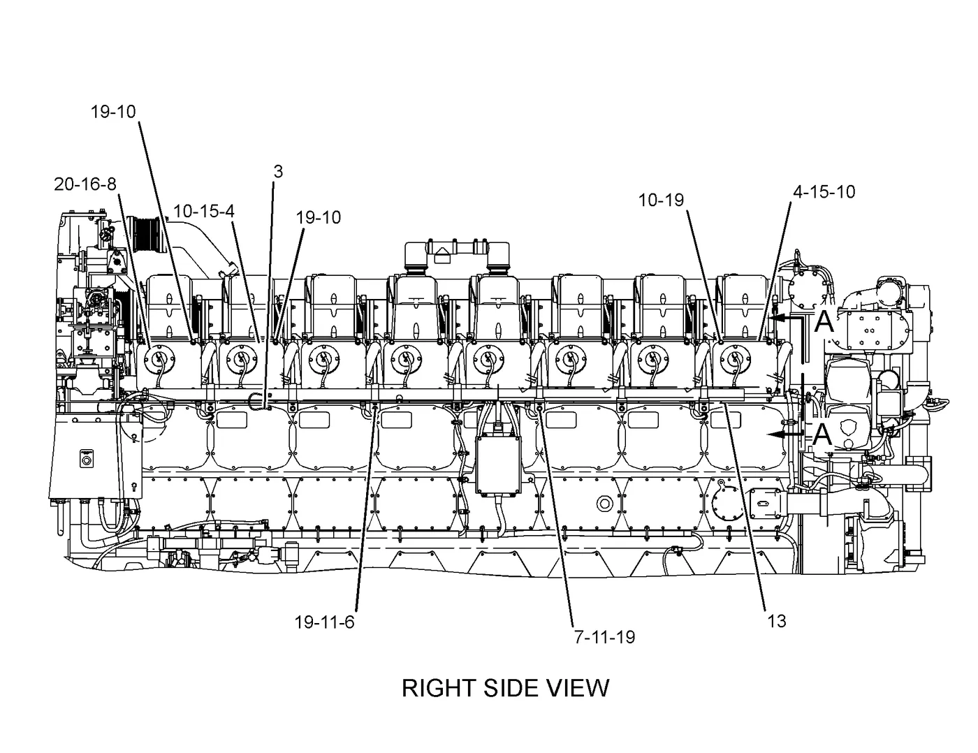 G3608 · ELECTRICAL AND STARTING SYSTEM · 219-9929 CAT parts diagram