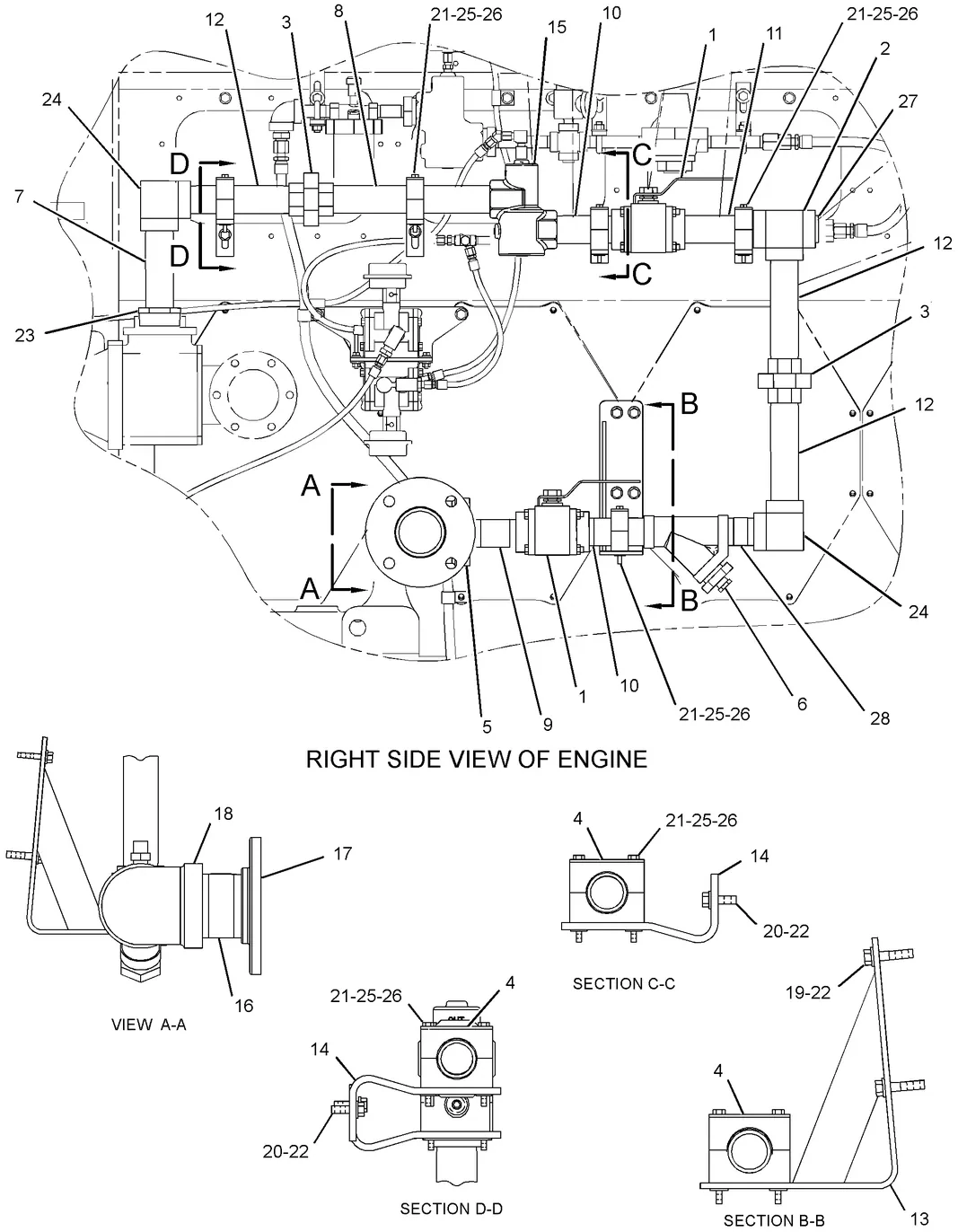 G3608 · ELECTRICAL AND STARTING SYSTEM · 280-0546 CAT parts diagram