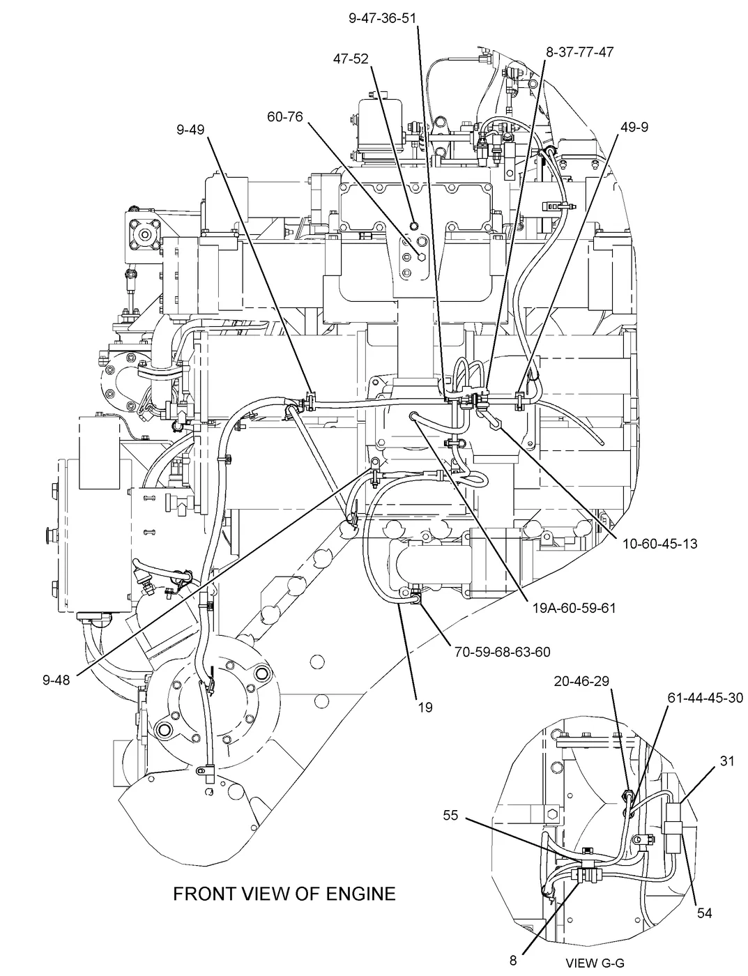 G3608 · ELECTRICAL AND STARTING SYSTEM · 219-9928 CAT parts diagram
