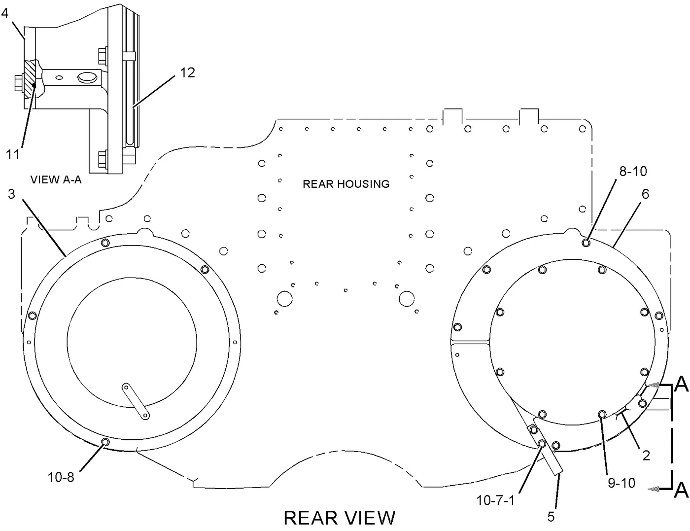 G3612 · BASIC ENGINE · 159-4641 CAT parts diagram