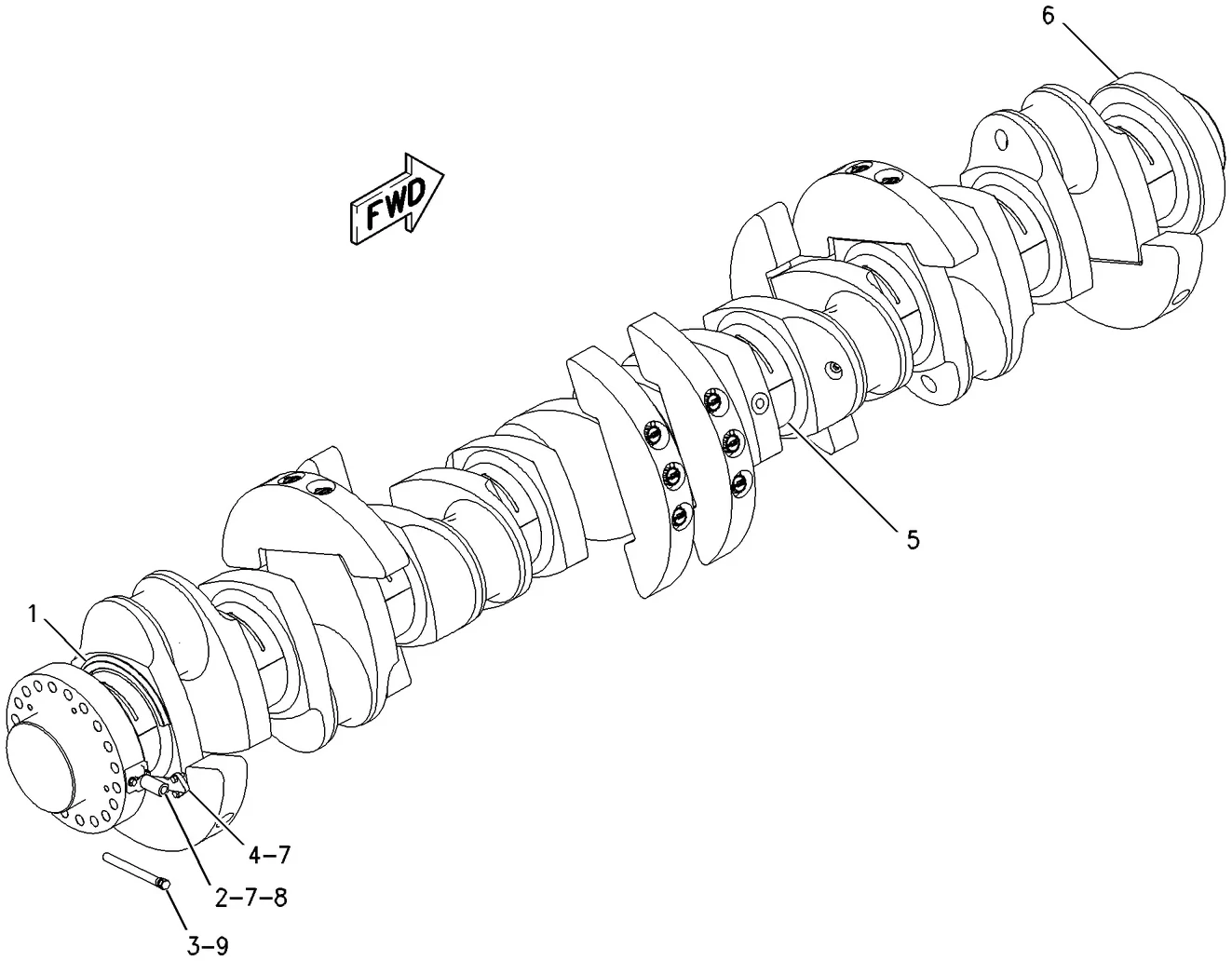 G3612 · BASIC ENGINE · 191-5424 CAT parts diagram