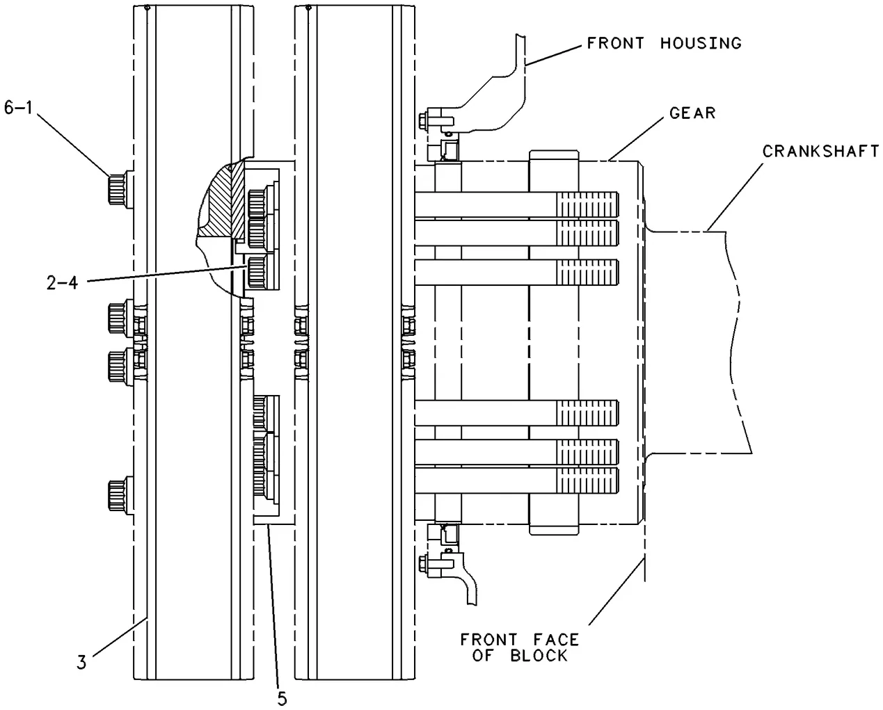 G3612 · BASIC ENGINE · 106-2035 CAT parts diagram