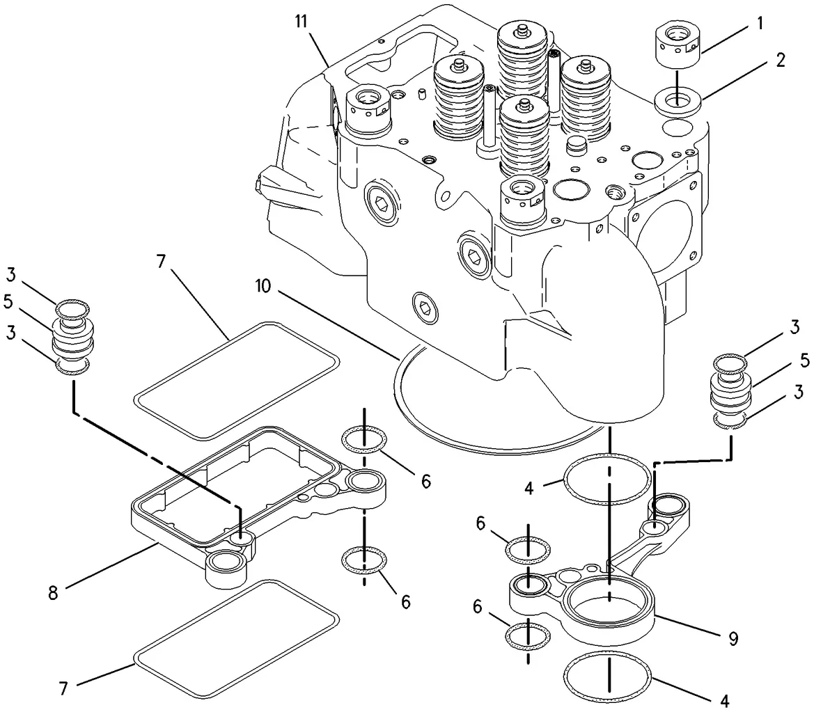 G3616 · BASIC ENGINE · 219-2960 CAT parts diagram